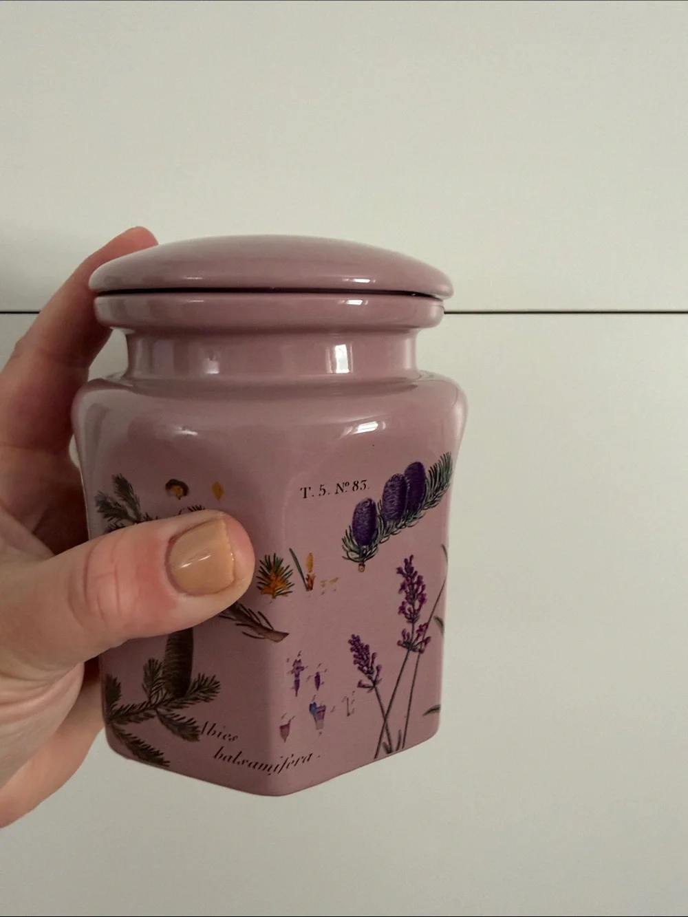 Anthropologie lavender & balsam candle